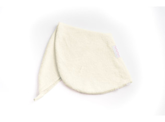 Froté turban na vlasy - prírodný